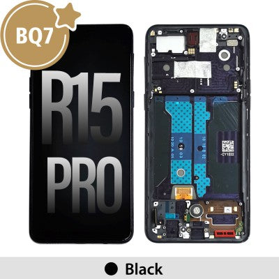 BQ7 LCD Screen Digitizer with Frame for OPPO R15 Pro-Black BQ7 LCD Screen Digitizer with Frame for OPPO R15 Pro-Black